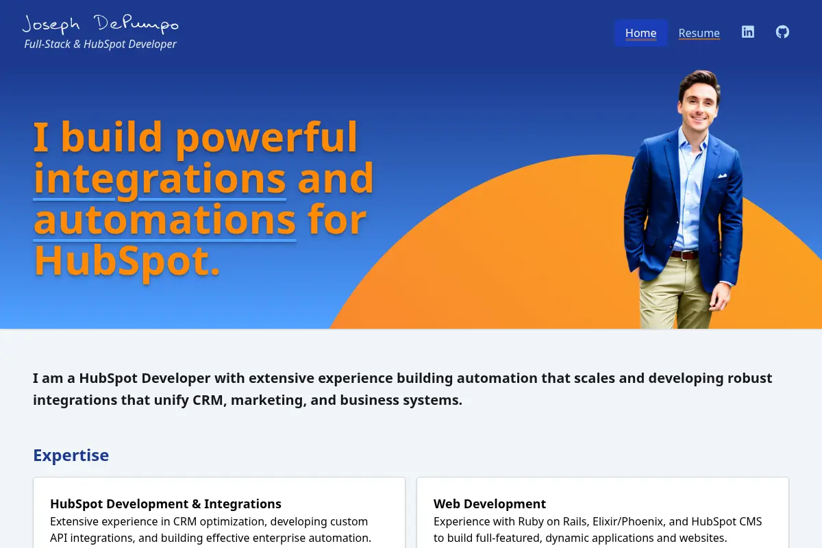 Joseph DePumpo | Full-Stack & HubSpot Developer