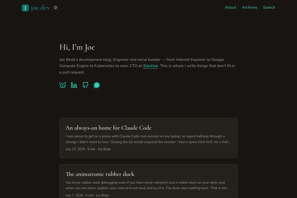 joe.dev