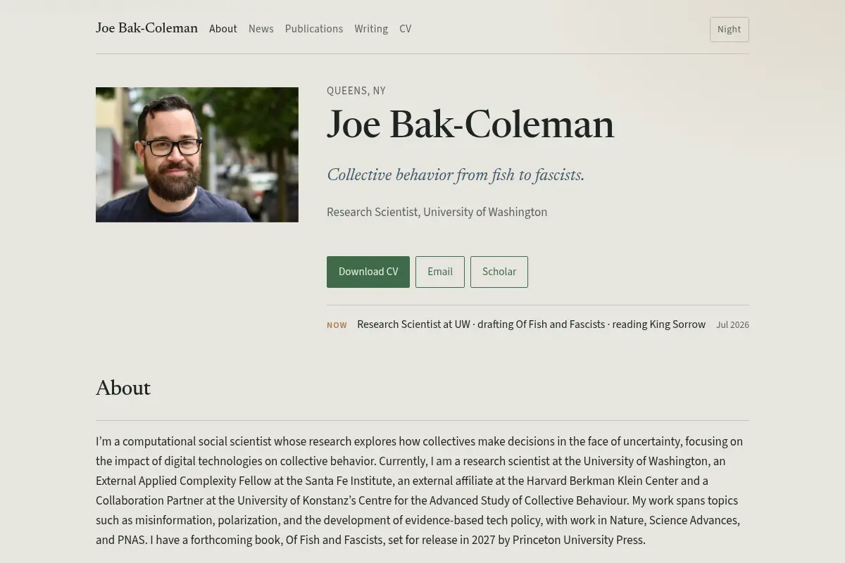 Joe Bak-Coleman