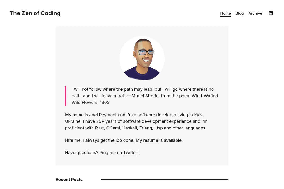 The Zen of Coding