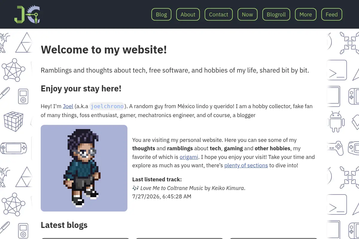 Joel's Homepage