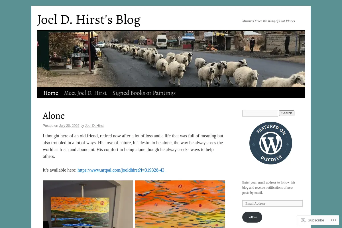 Joel D. Hirst's Blog