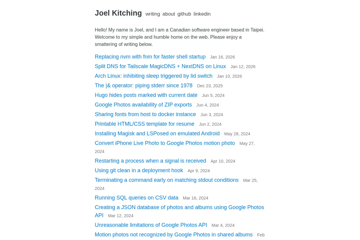 Joel Kitching