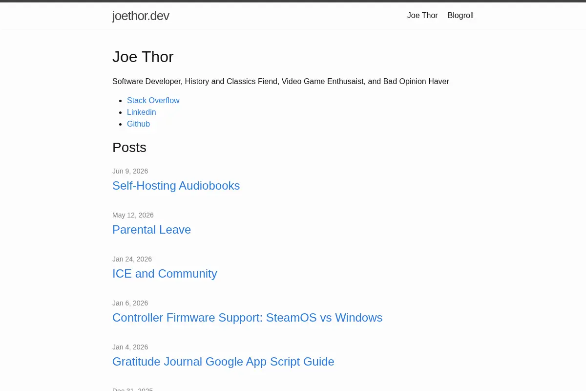 Joe Thor