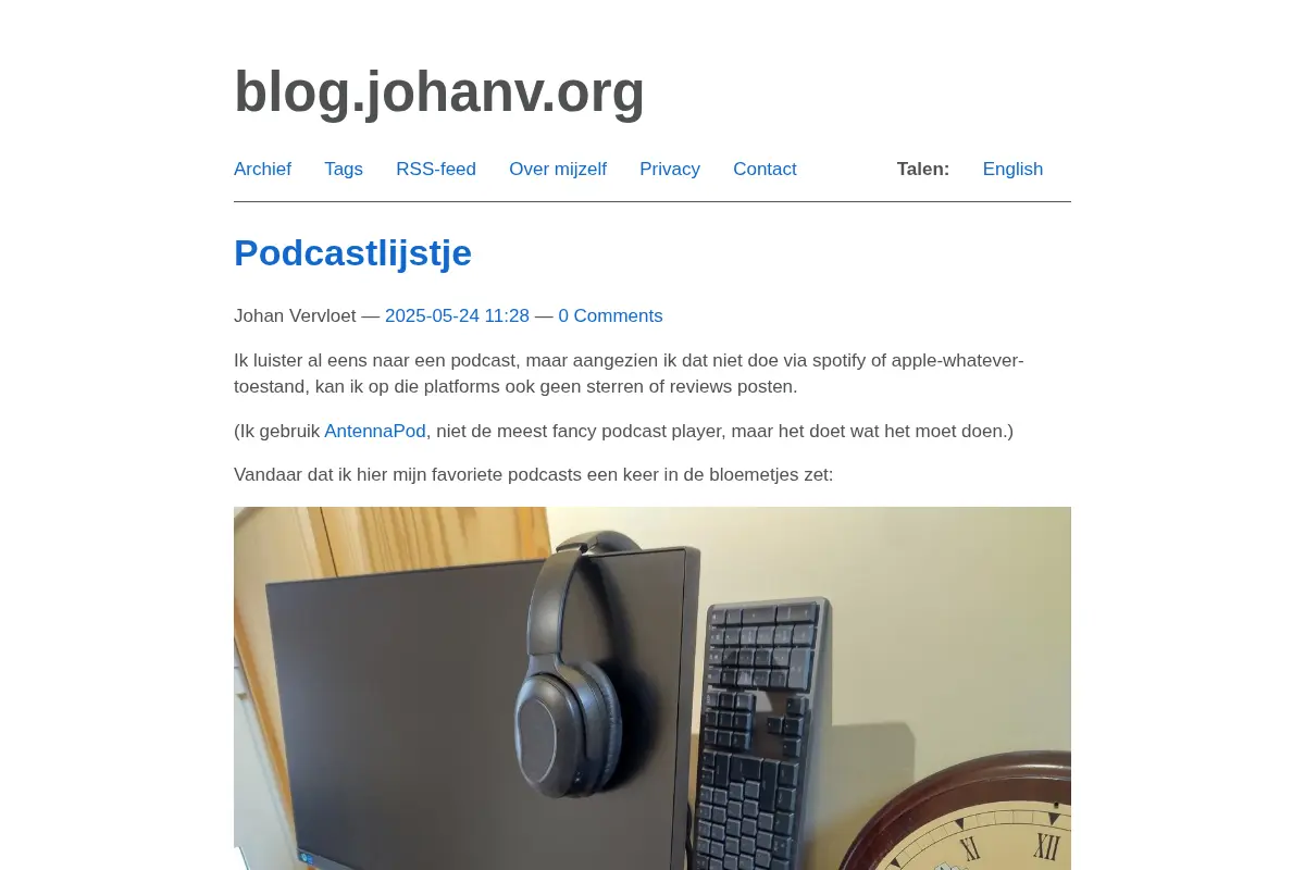 Johan V's Blog