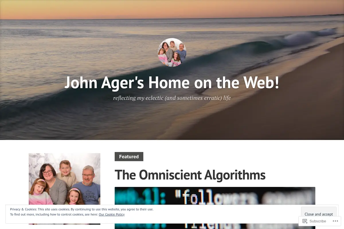 John Ager's Home on the Web!