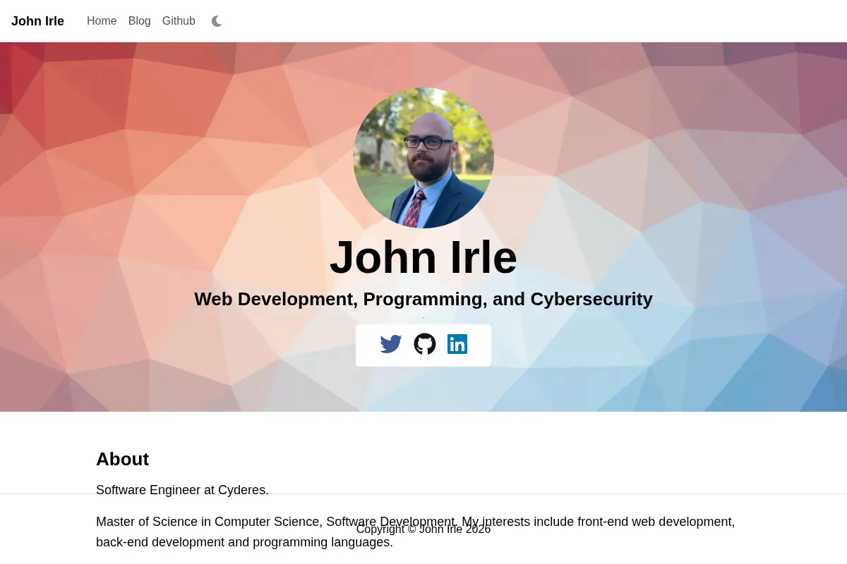 John Irle - Portfolio