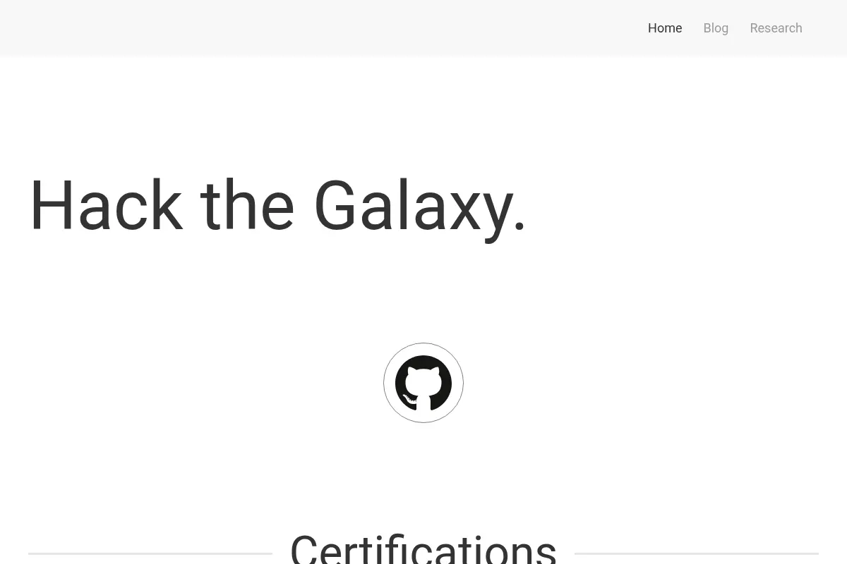 Hack the Galaxy