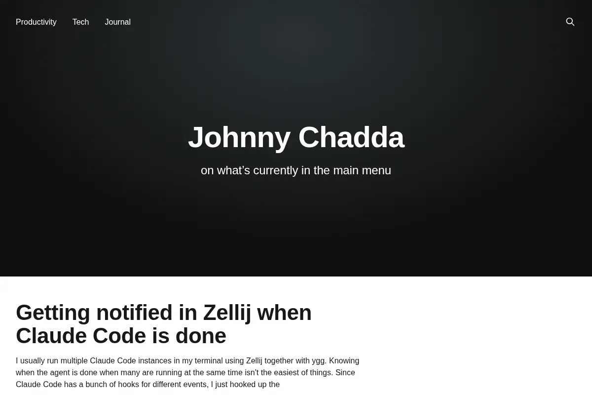 Johnny Chadda