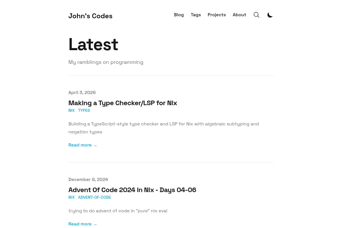 John's Codes