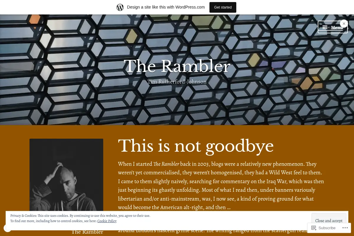 The Rambler – Tim Rutherford-Johnson