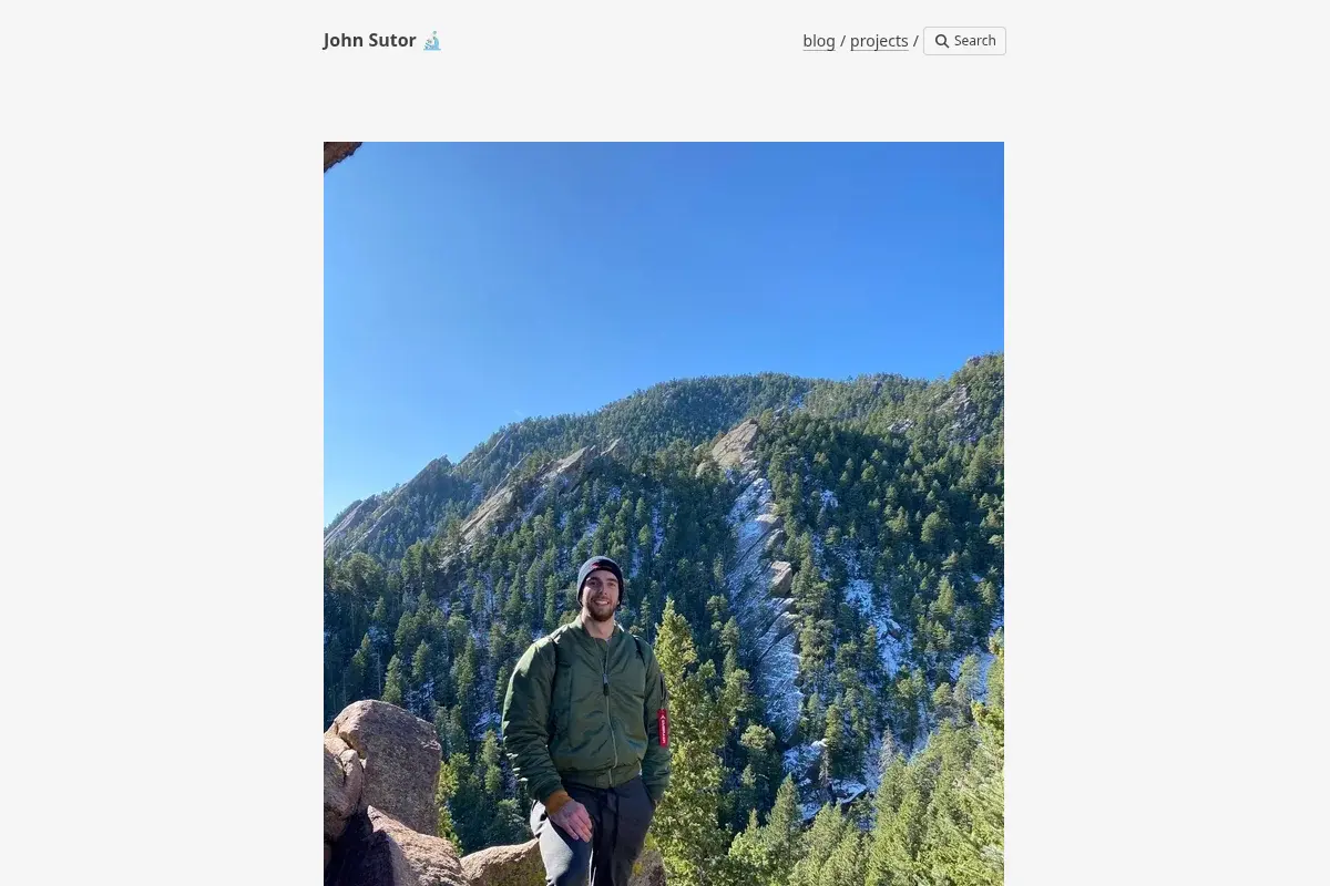 John Sutor's Home Page