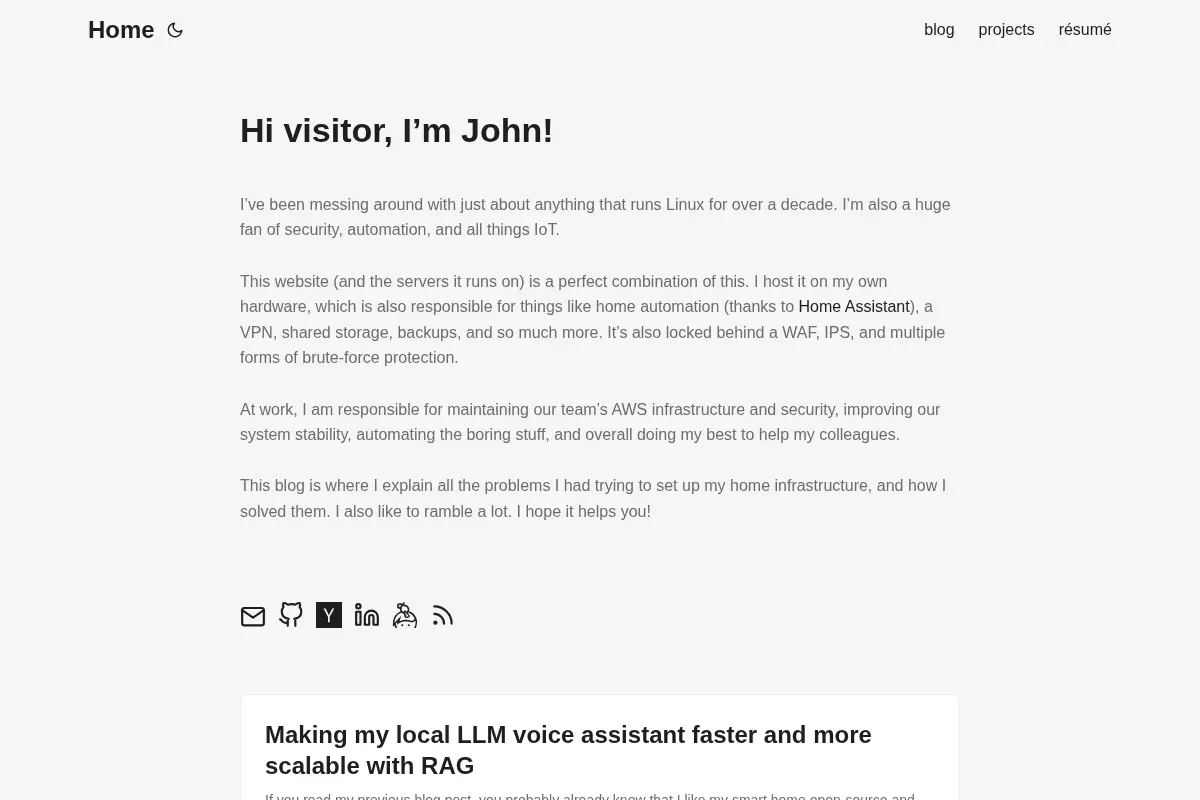 John's Website