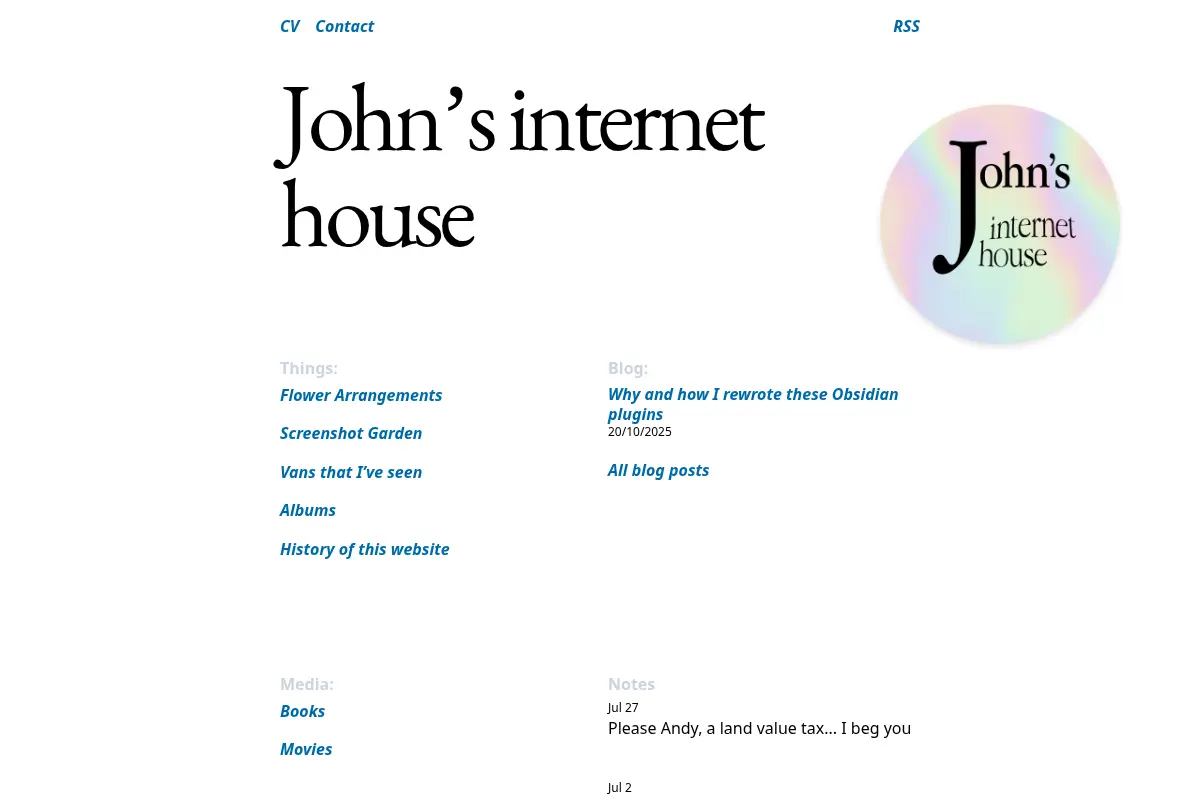 John's internet house