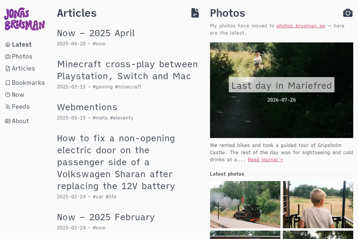 Jonas Brusman's Blog