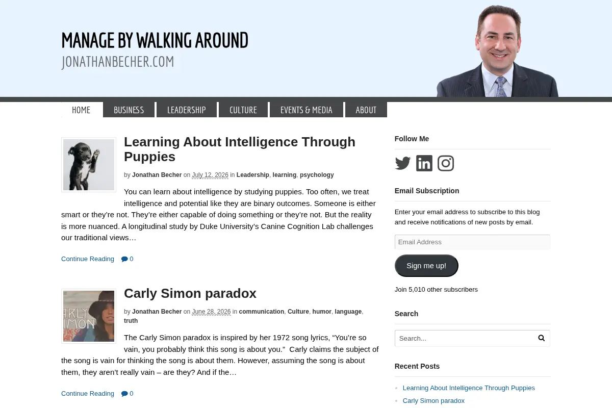 Manage By Walking Around