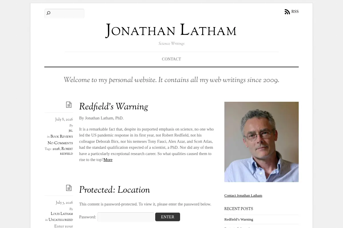 Jonathan Latham – Science Writings