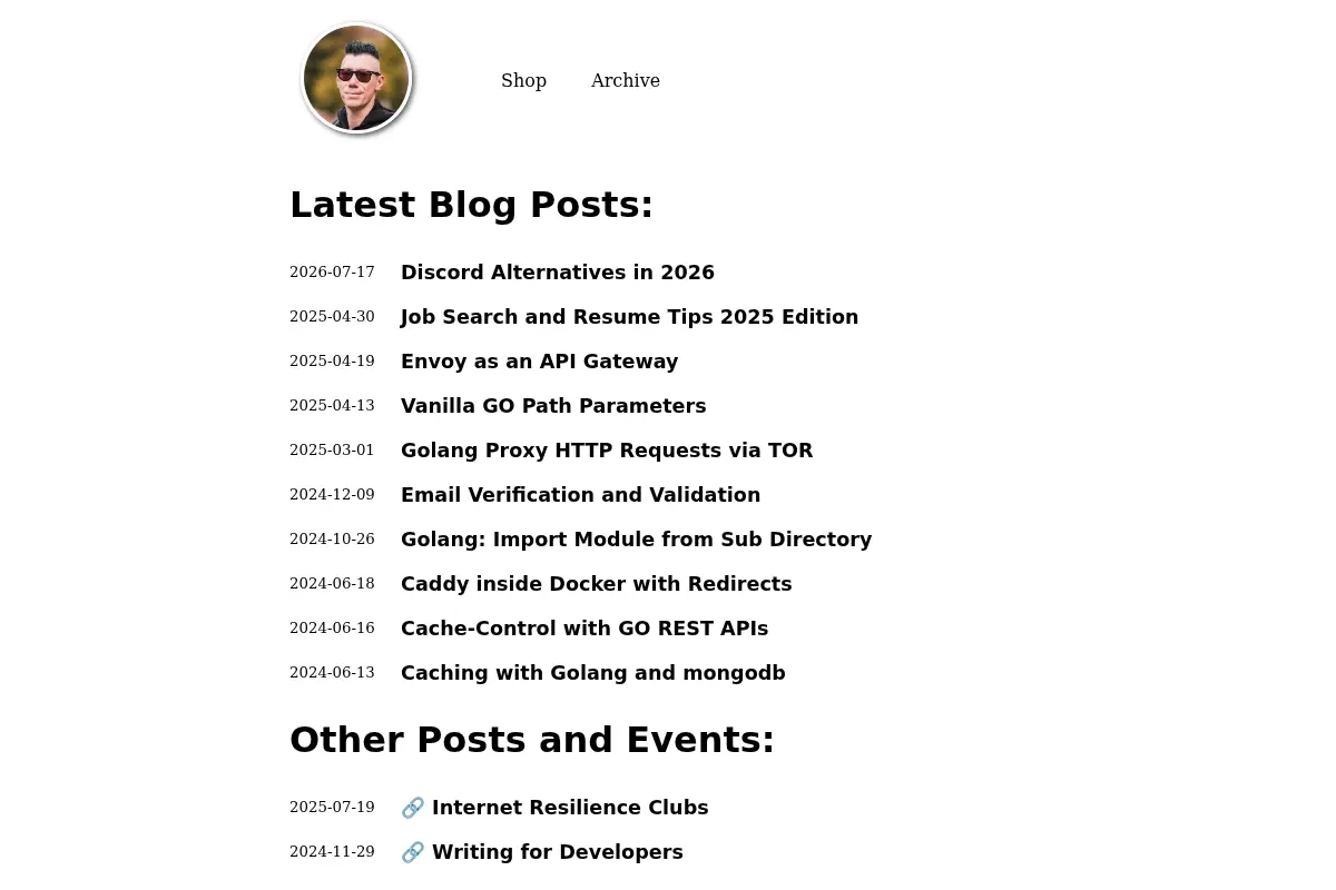 Blog of JonathanMH
