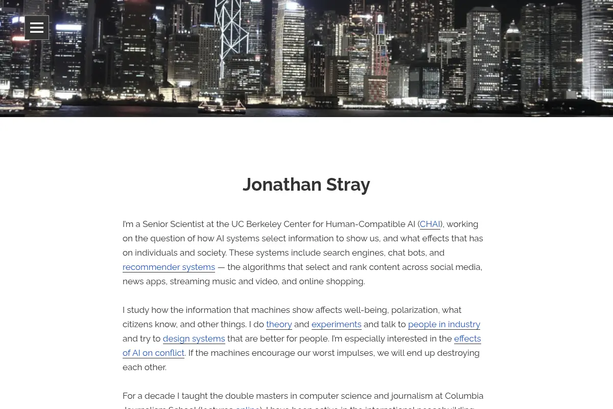 Jonathan Stray