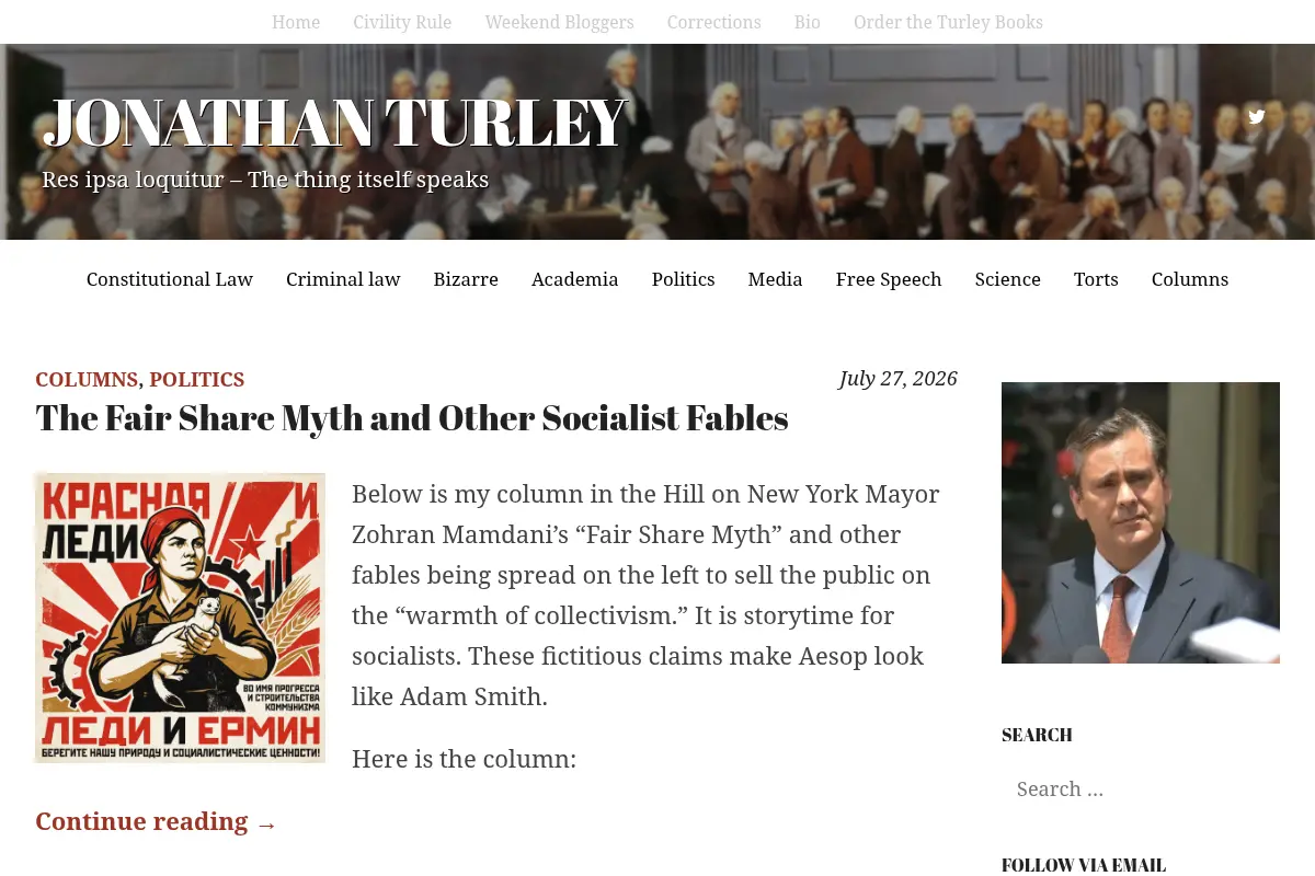 Jonathan Turley’s Blog