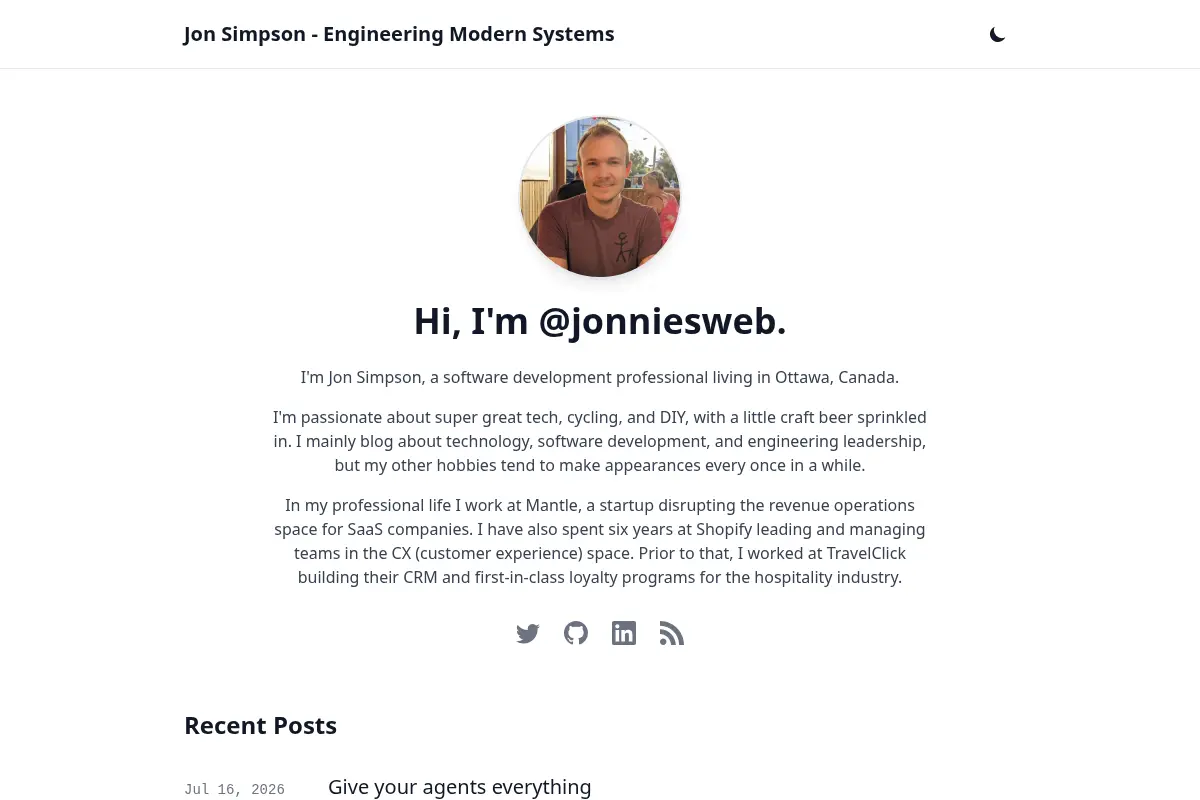 Jon Simpson - Engineering Modern Systems
