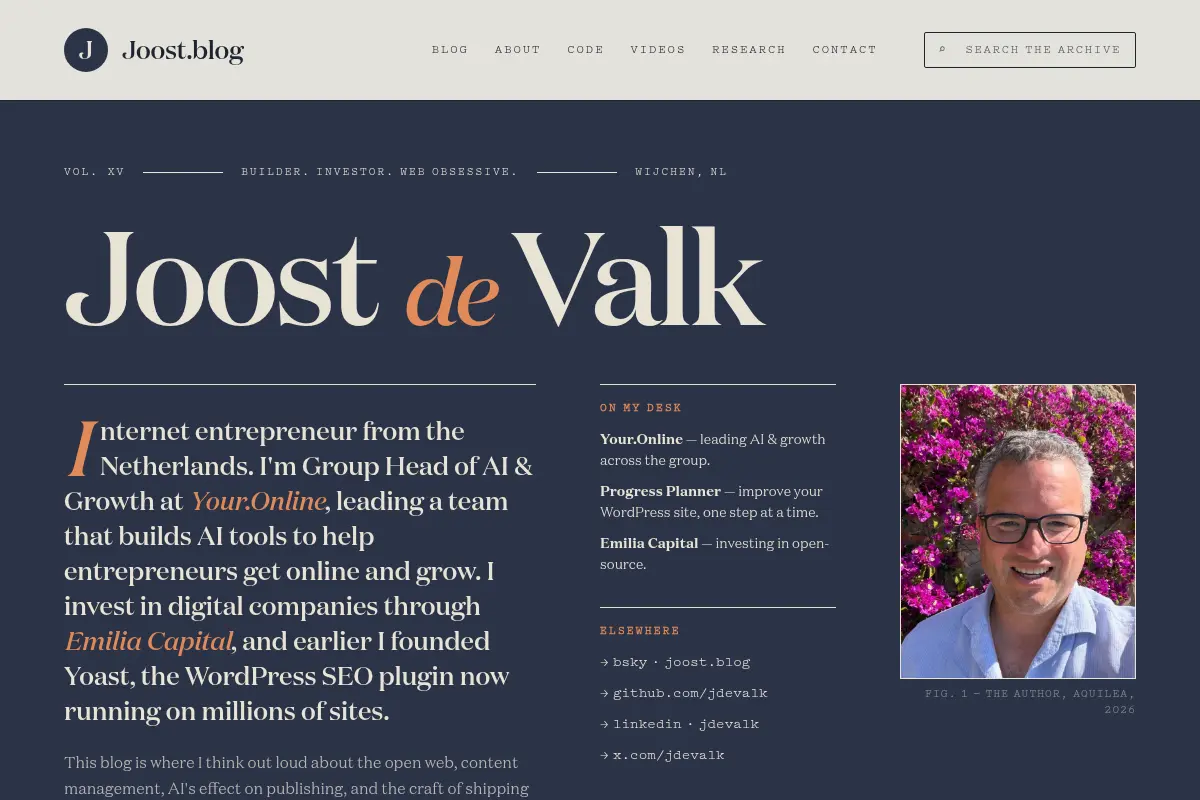 Joost de Valk’s Blog