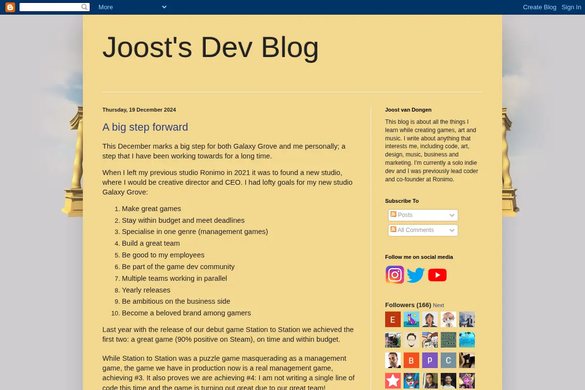 Joost's Dev Blog
