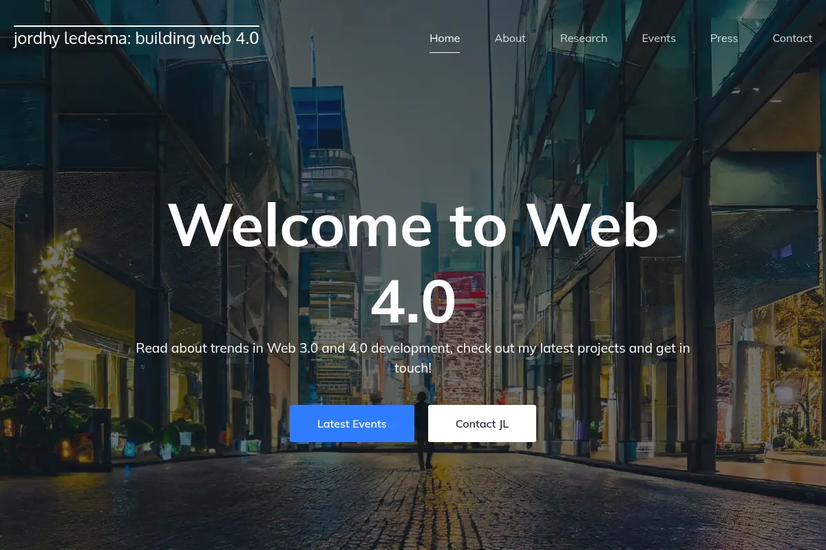 Jordhy Ledesma: Building Web 4.0