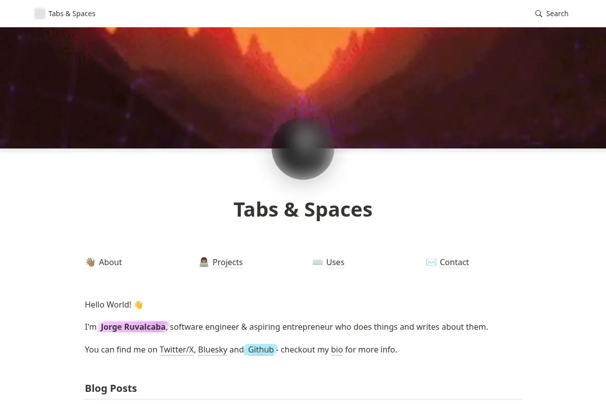 Tabs & Spaces