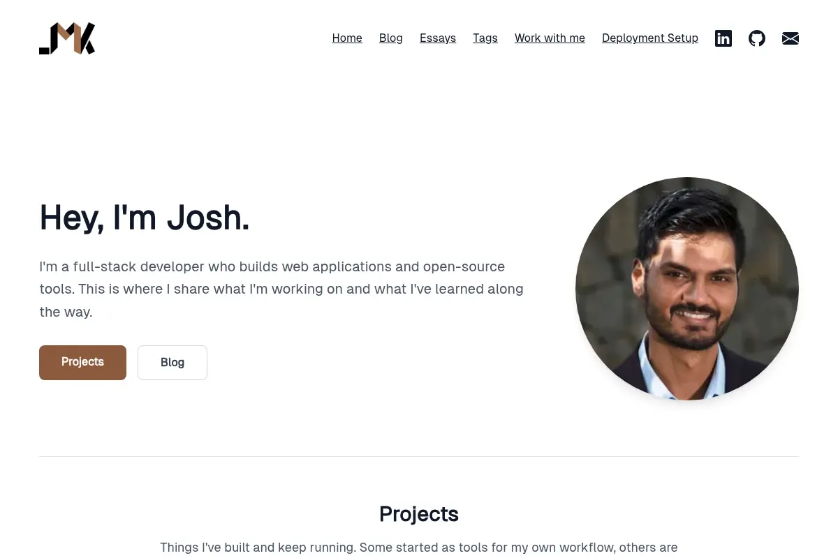 Josh Karamuth - Full-stack Developer