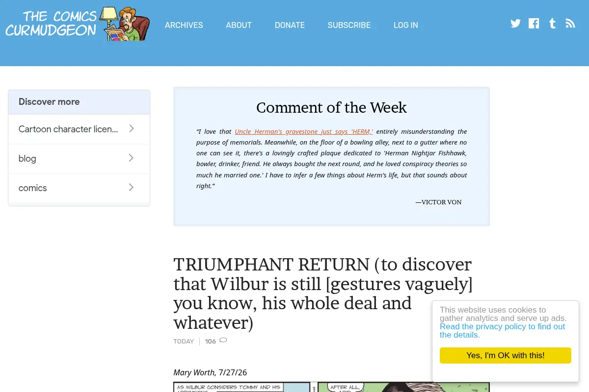 The Comics Curmudgeon