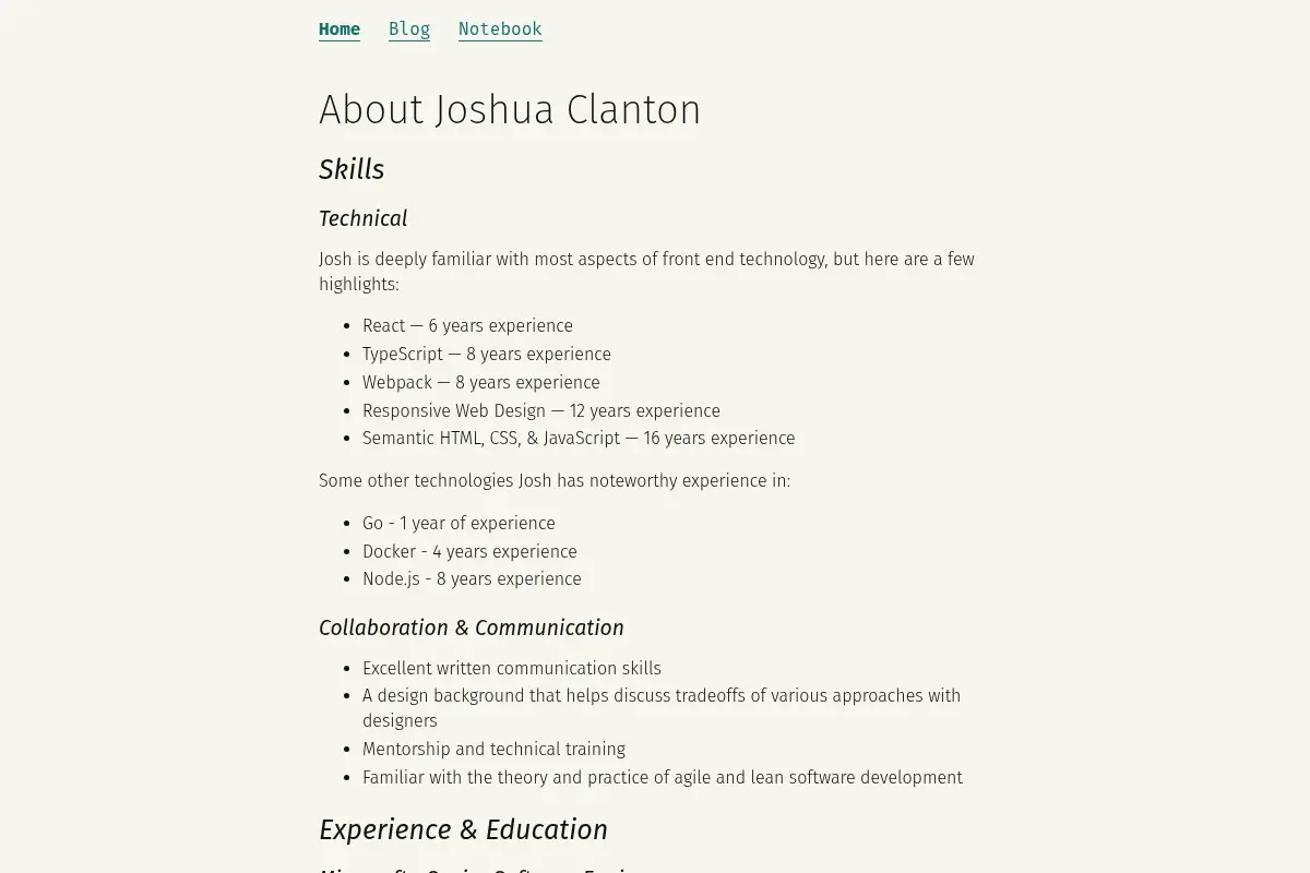 Joshua Clanton