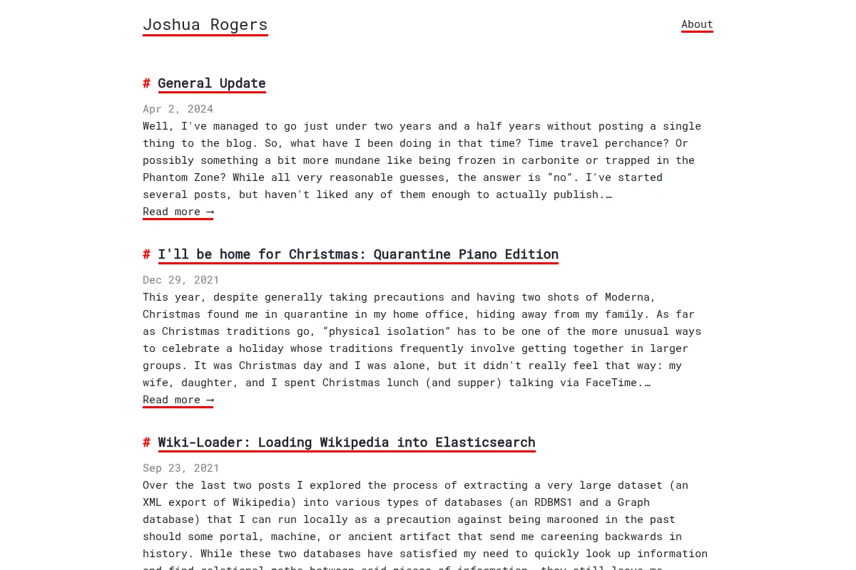 Joshua Rogers | Home