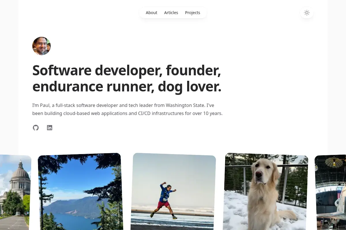 Paul Watts - Software developer, endurance runner, dog lover.