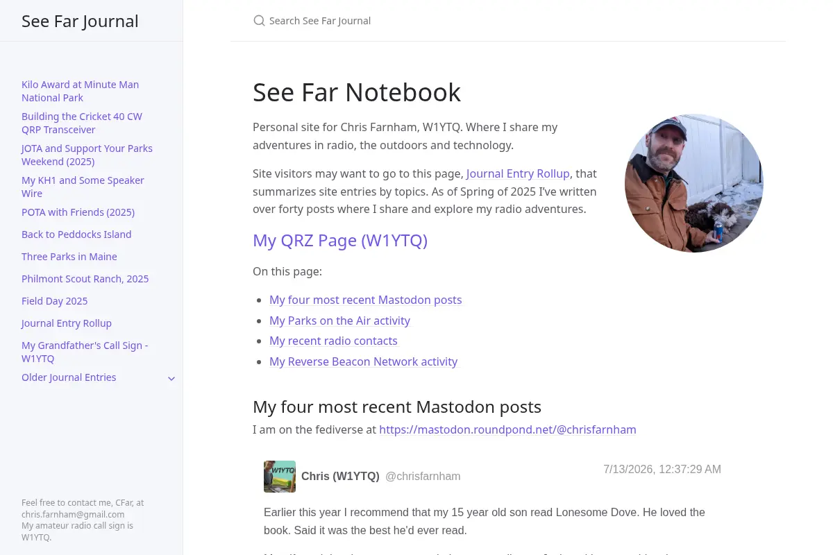 See Far Journal