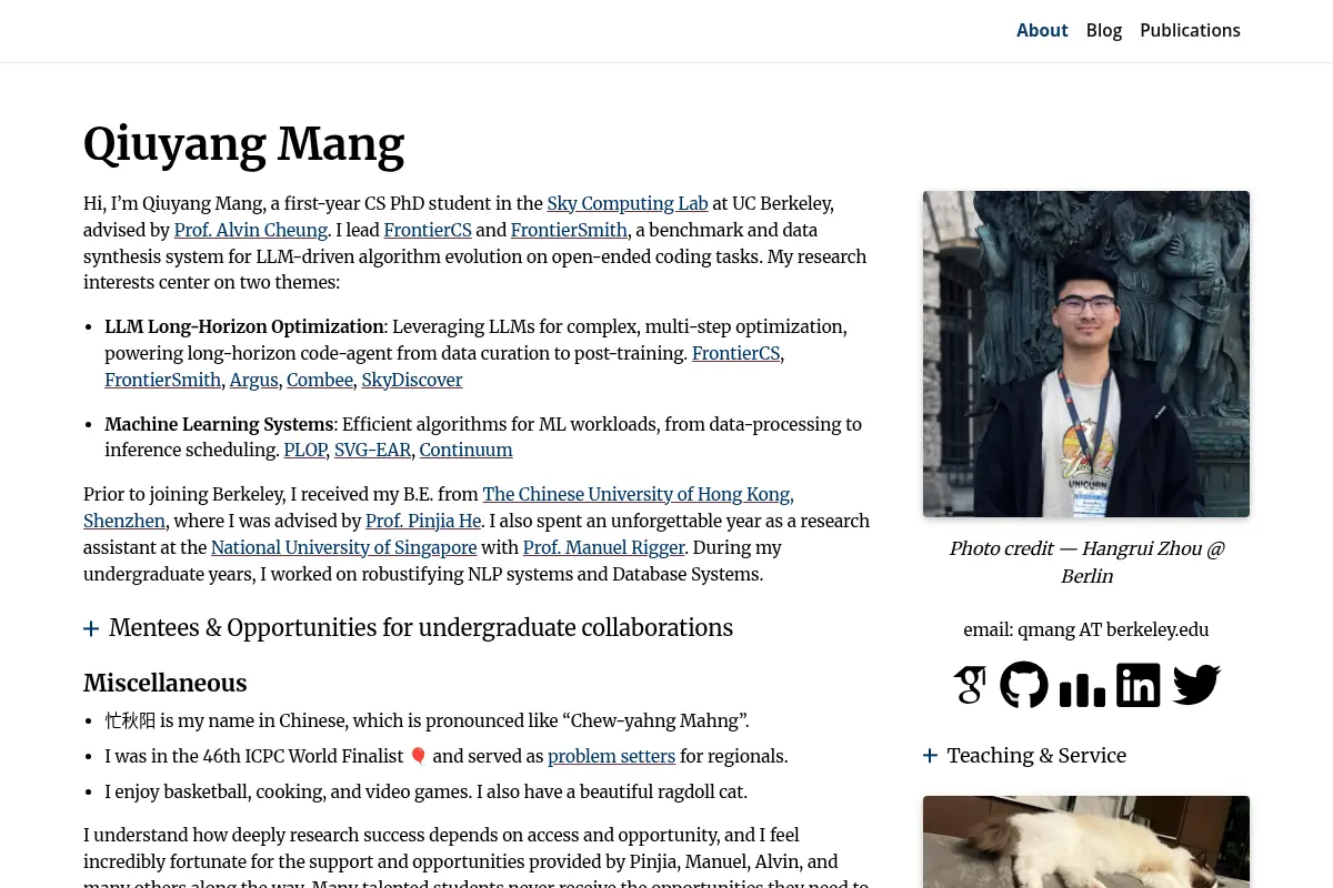 Qiuyang Mang