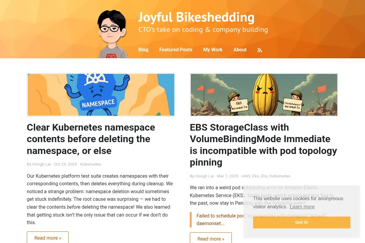 Joyful Bikeshedding