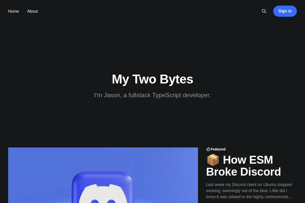 My Two Bytes