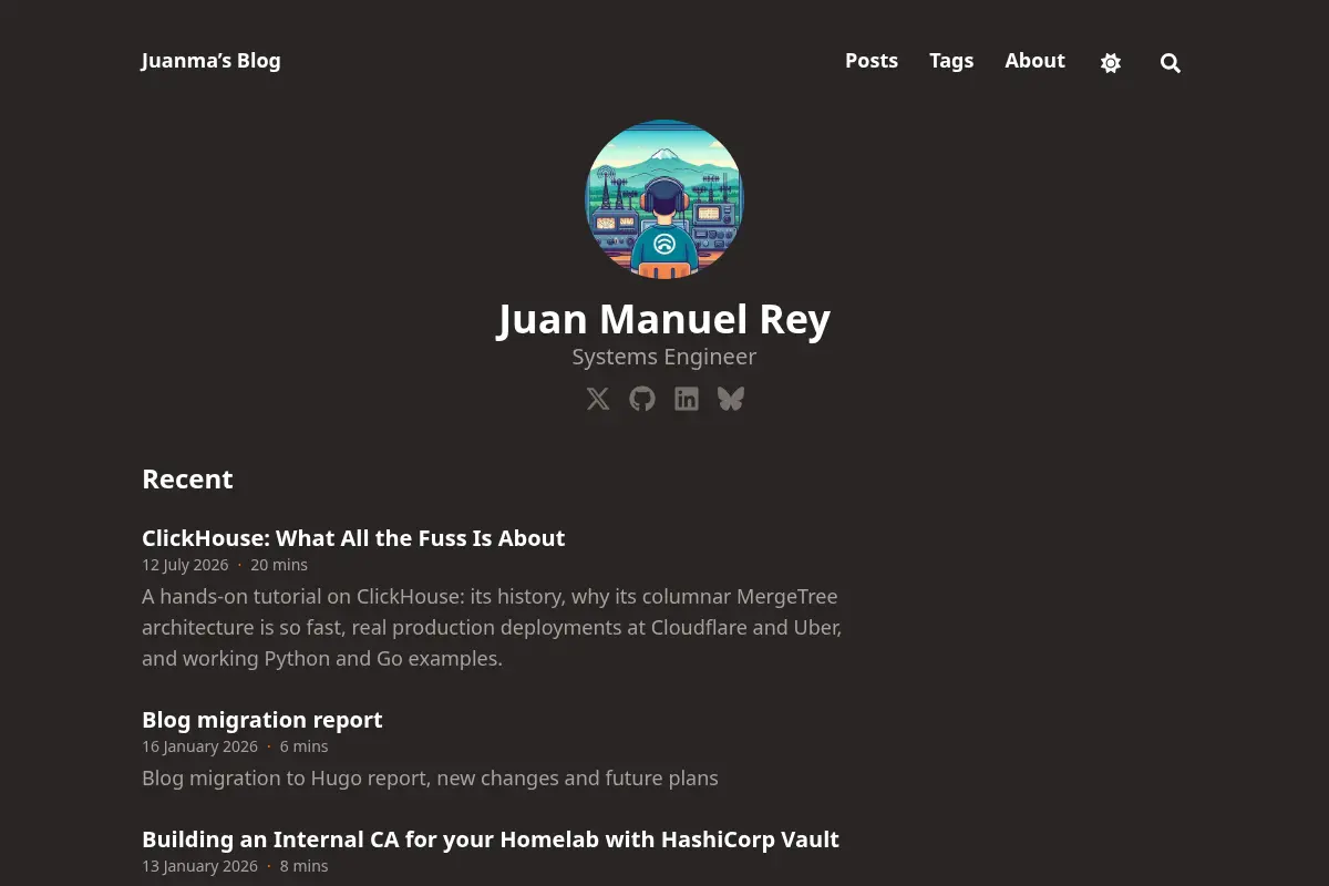 Juanma's Blog