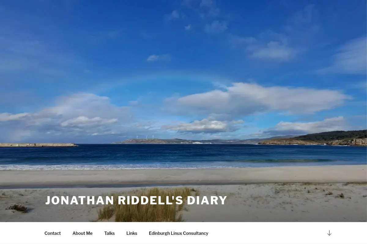 Jonathan Riddell's Diary