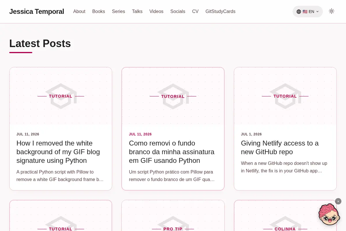 Jessica Temporal's Blog