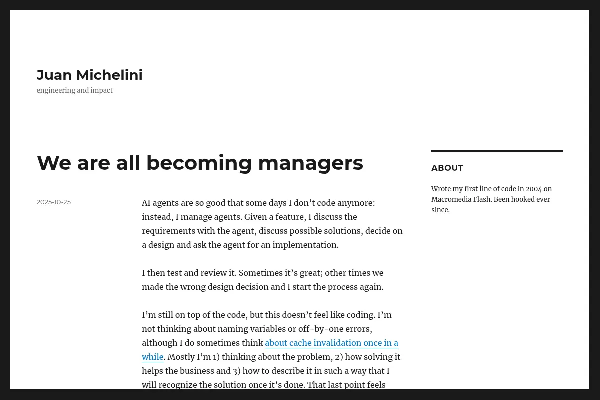 Juan Michelini – engineering and impact