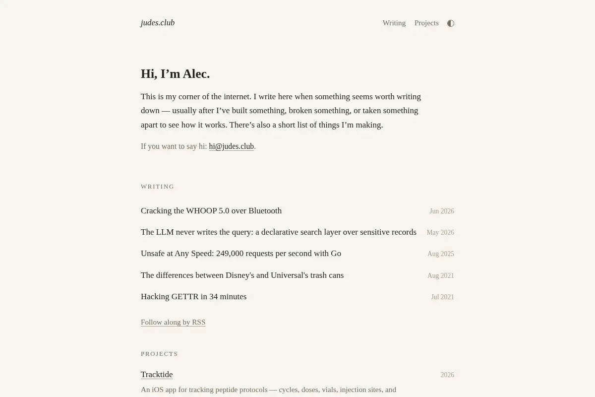 Alec Jude Wilson | Software Engineer