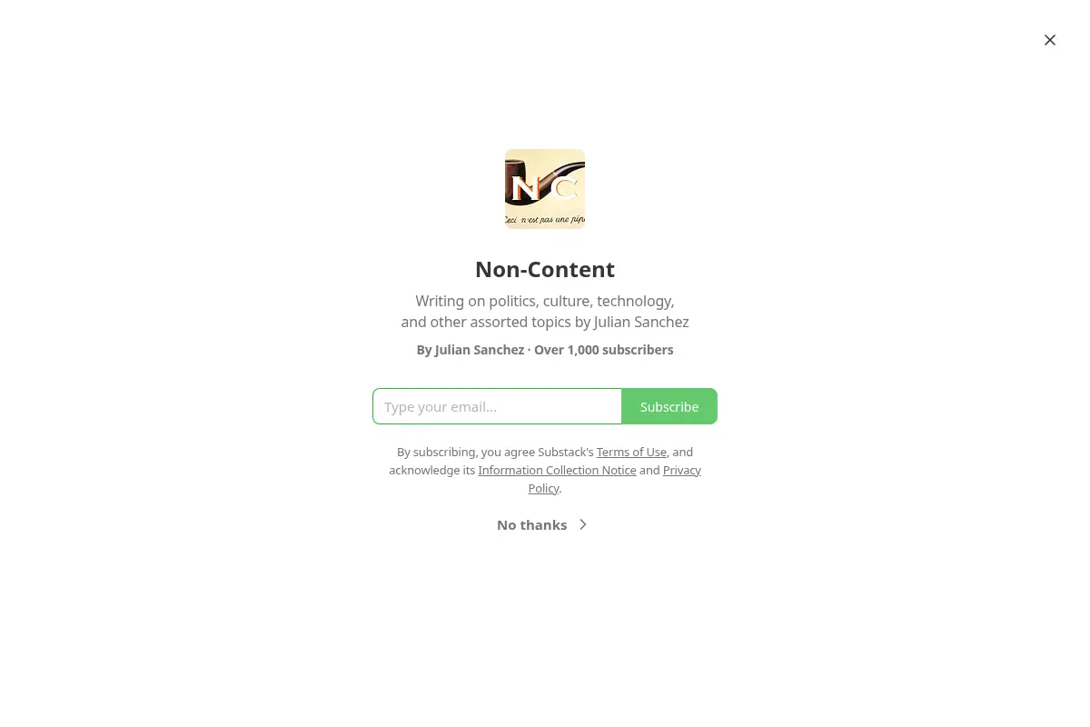 Non-Content
