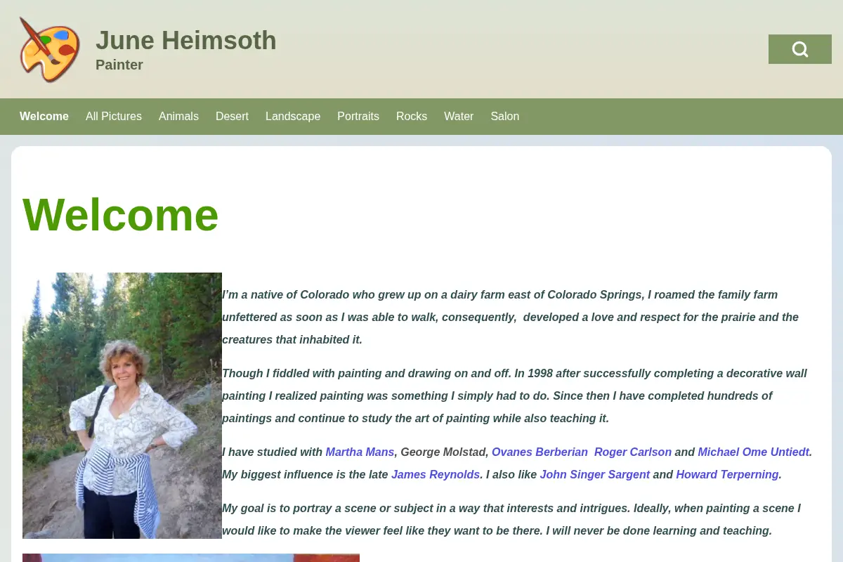 June Heimsoth – Painter