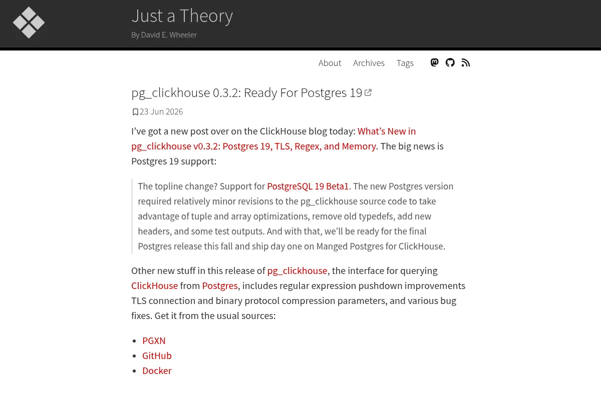 Just a Theory
