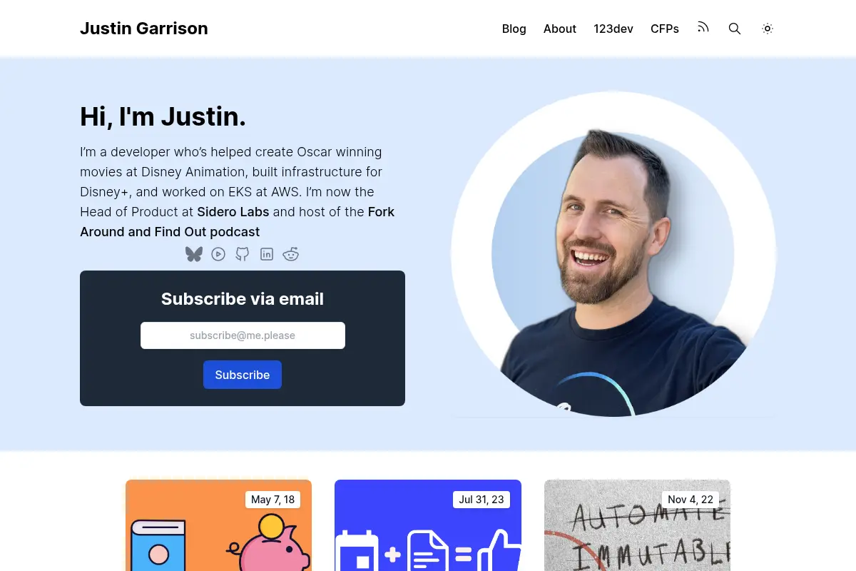Justin Garrison's Homepage