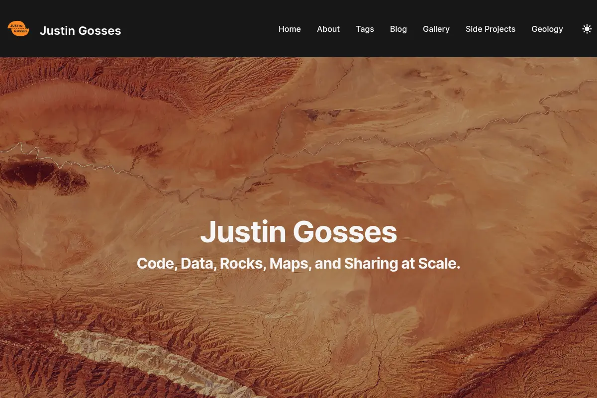 Justin Gosses Personal Website