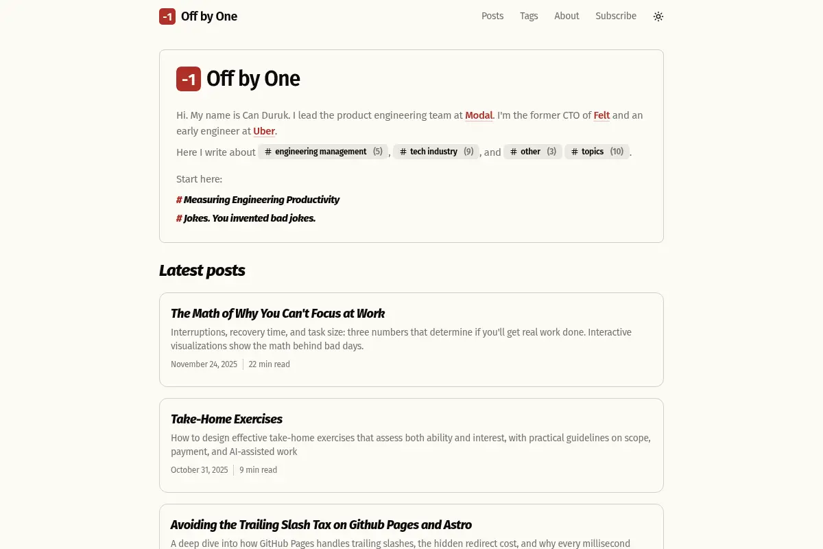 Off by One
