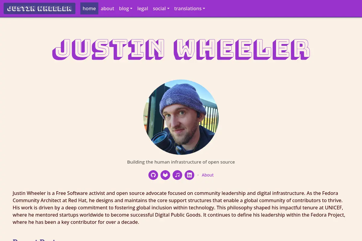 Justin Wheeler — Building the human infrastructure of open source